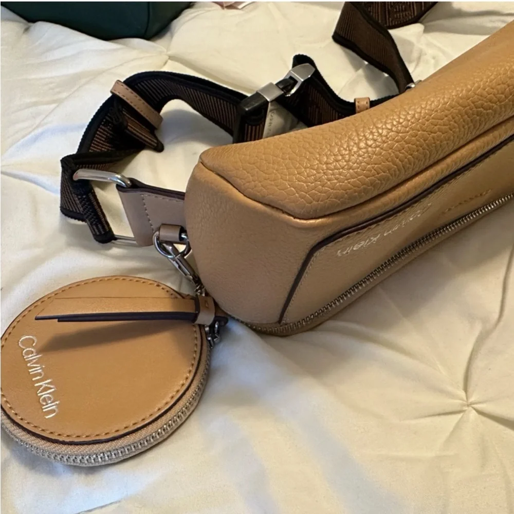 Calvin Klein Millie Belt Bag in Caramel